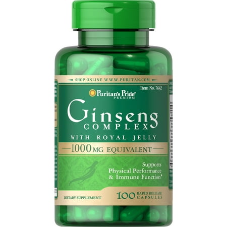 Puritan's Pride Ginseng Complex 1000 mg-100 Rapid Release