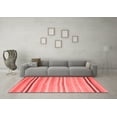 thumbnail image 3 of Ahgly Company Indoor Rectangle Abstract Red Contemporary Area Rugs, 3' x 5', 3 of 4