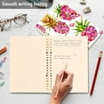 thumbnail image 5 of Pink Pineapples Ring Binder Notebook Journey Note Diary College Ruled Spiral Notebook Study Loose Leaf Paper A5 60 Pages, 5 of 8