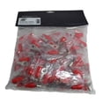 thumbnail image 4 of 5 Red + 5 Black XS Power 4 AWG 8.5MM Ring Terminals Nickel Plated XS-RT4S, 4 of 5