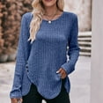 thumbnail image 2 of VERUGU Long Sleeve Shirts for Women Crew Neck Casual Tunic Tops Lightweight Pullover, 2 of 5