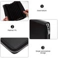 thumbnail image 4 of GOOHOCHY Cremallera Grande Capacidad Cartera PU Cuero Tarjetas de Crédito Bolso Cambiar Bolso para Mujeres Chica, 4 of 7