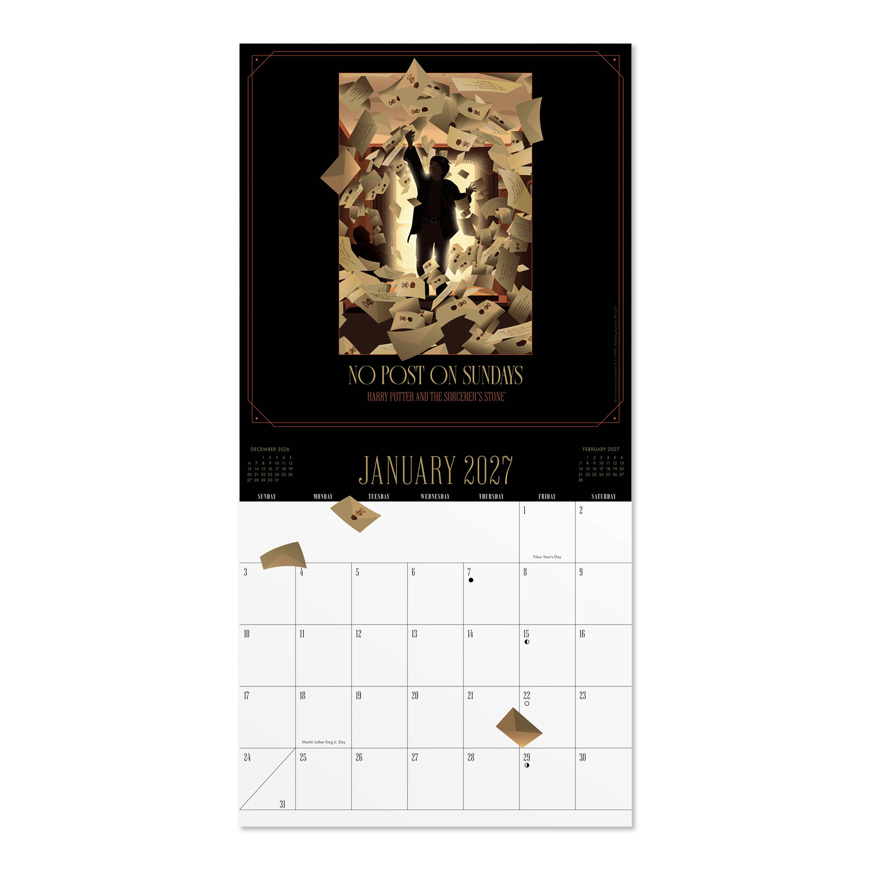 2027 Harry Potter Calendar 12x12 Wall Calendar January-December