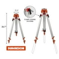 thumbnail image 4 of GloryStar Laser Level Tripod, Heavy Duty Construction Engineering Tripod With 5/8"-11 Thread Flat Head, Suitable For Various Levels And Theodolites, Easy To Transport, 4 of 7