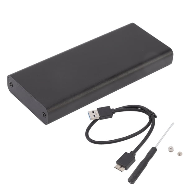 Adaptador De Carcasa SSD, MSATA A Carcasa De Adaptador De Carcasa USB3.0 Carcasa De Aleación De Aluminio Para Escritorios