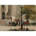 thumbnail image 3 of Isidore Pils 24x18 Black Modern Framed Museum Art Print Titled - Artillery Camp Place De La Bourse, June 4, 1871. (1871), 3 of 5