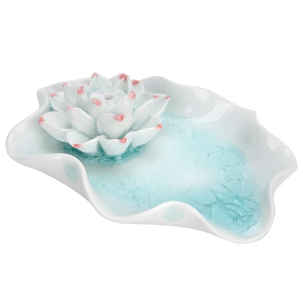 Porta incienso con forma de flor, porta incienso decorativo con forma de flor, porta incienso para el hogar, gran rendimiento