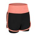 thumbnail image 3 of Shorts de Course pour Femmes 2-en-1 Large Ceinture Couche de Couverture Doublure de Compression, 3 of 8