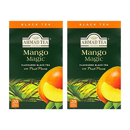 Ahmad Teas Mango Black Tea 1.4oz 20 Tea Bags (Pack of 2) Walmart