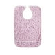 thumbnail image 5 of Babero para adultos Vogacara 2piezas Rosado algodón estampado lavable y transpirable, 5 of 5