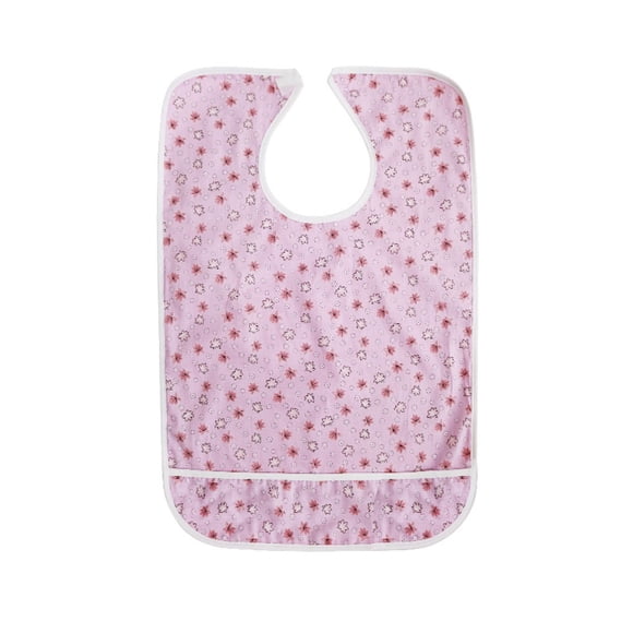 Soidarity Ropa de babero para adultos Defend Crumb Catcher Delantal Área de protección grande Rosa Type2 NO2