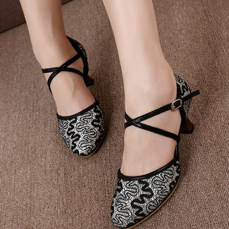

Cathalem Rope Sandals for Women Women s Dance Sandals Color Fashion Sequins Prom Ballroom Latin Dance Shoes Sandals Sandal B 8