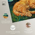 thumbnail image 4 of Starry Night Cat Canvas Trendy Animal Art by Art Remedy, Gallery Wrapped, 16" x 16", 4 of 7