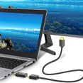 thumbnail image 3 of HUGFEGWE 2 Pcs 4K DisplayPort to HDMI-Compatible Adapter Converter Display Port DP to HDMI-Compatible HD TV Cable Adapter Video Audio PC Laptop (Color : DP to HDMI 4K) CJB91-87138, 3 of 5