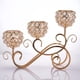 thumbnail image 3 of Candelabro de cristal dorado Sunnimix Candelabros de cristal, 3 of 8