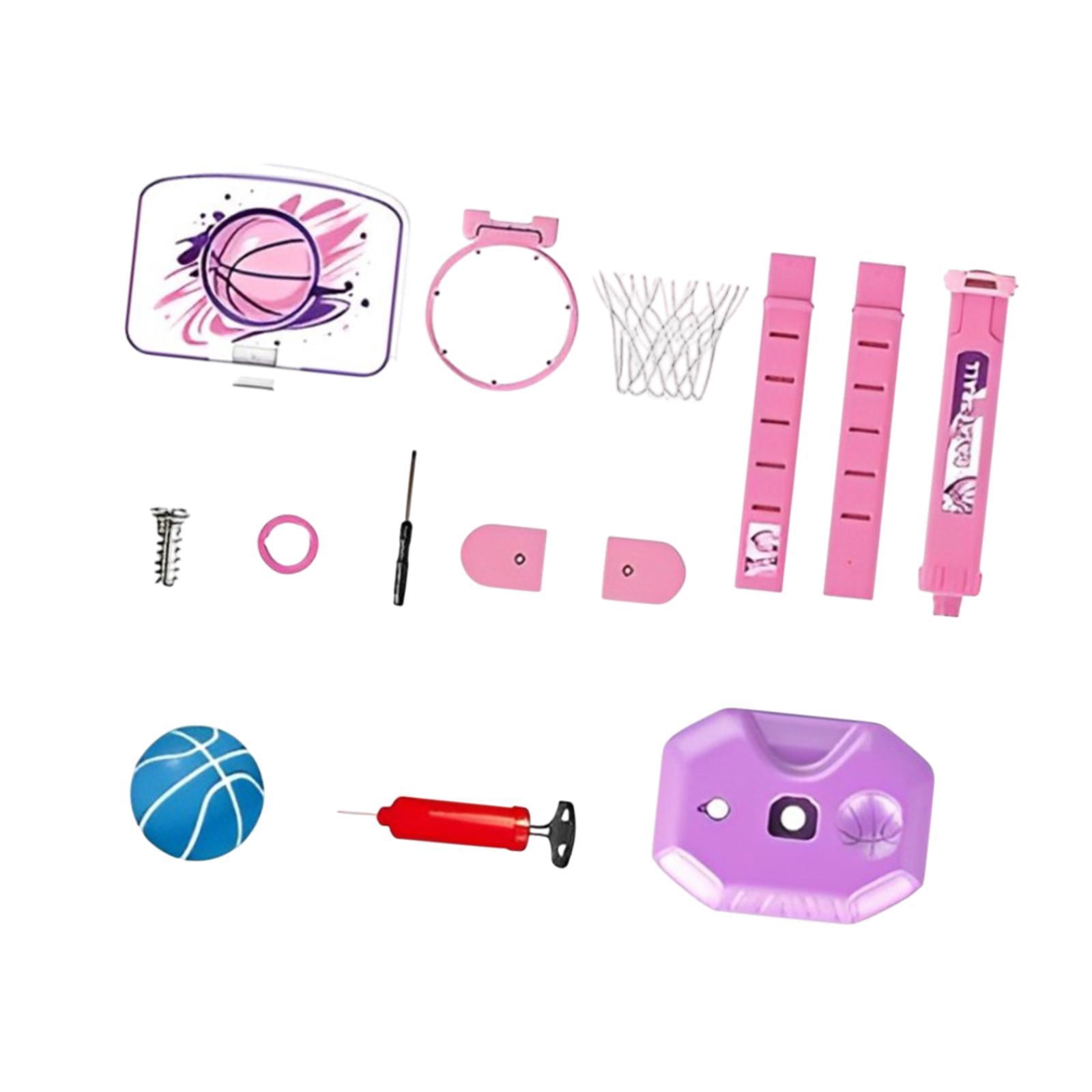 GARENDE Basketball Hoop for Kids Competition Gifts Family Game Mini Basketball Stand Pink