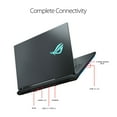 thumbnail image 5 of Restored ASUS ROG Strix Hero III G731GW Gaming/Entertainment Laptop (Intel i7-9750H 6-Core, 17.3in 144Hz Full HD (1920x1080), NVIDIA RTX 2070, 64GB RAM, Win 11 Pro) (Refurbished), 5 of 6