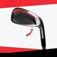 thumbnail image 2 of Tour Striker 7-Iron RED Stripe - 15 Year Anniversary Limited Edition - Golf Club Swing Trainer - Golf Training Aid Equipment Tool - True Temper Uniflex, 433 Stainless Steel - (7-Iron, Right), 2 of 9