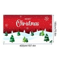 thumbnail image 4 of Up to 50% off! Christmas Banner Poster, 70.8x157 inch Large Merry Christmas Theme Background Wall Religious Pattern Hanging Blanket for Garage Door Courtyard Christmas Decorations Suit for Photo Booth, 4 of 4