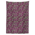thumbnail image 3 of Ambesonne Eggplant Tablecloth Rectangular Table Cover, Retro Cusine Eating, 60"x84", Purple, 3 of 4