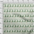 thumbnail image 3 of oneOone Georgette Viscose Green Fabric Christmas Lumberjeck Craft Projects Decor Fabric Printed By The Yard 42 Inch Wide, 3 of 4