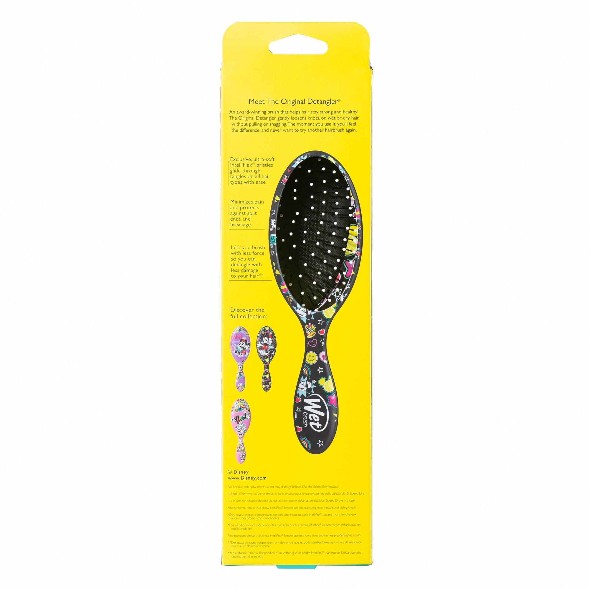 WetBrush Original Detangler Disney Classic Super Cool Mickey Hair Brush 1pc