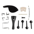 thumbnail image 2 of Violin Accessories, Tail Rope Tuning Peg 15Pcs Chin Rest Violin Accessory Ebony Sound Post Tailpiece  For Replacement, 2 of 8