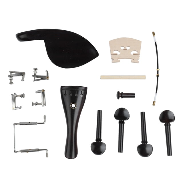 15Pcs Violon Accessoire Cordier Mentonnage Tuning Peg Fine Tuner Corde Ensemble Kit de Corde