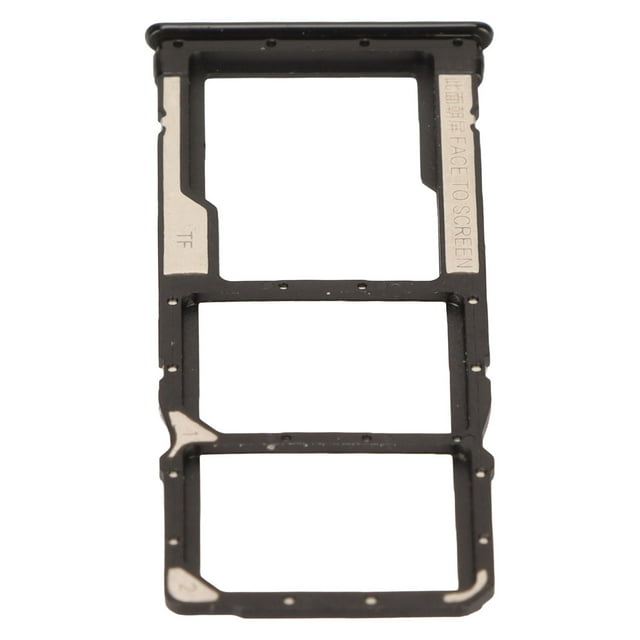 Support de Plateau de Carte SIM, Plateau de Fente de Carte SIM Installation Facile Usure Pièces de Rechange Résistantes Parfaitement Adapté pour la Réparation Noir, Bleu