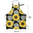 thumbnail image 6 of XMXT 1 Pcs Waterproof Kitchen Cooking Apron, Sunflower Realistic Coloring Adjustable Aprons for Women Men with Pockets, 6 of 9