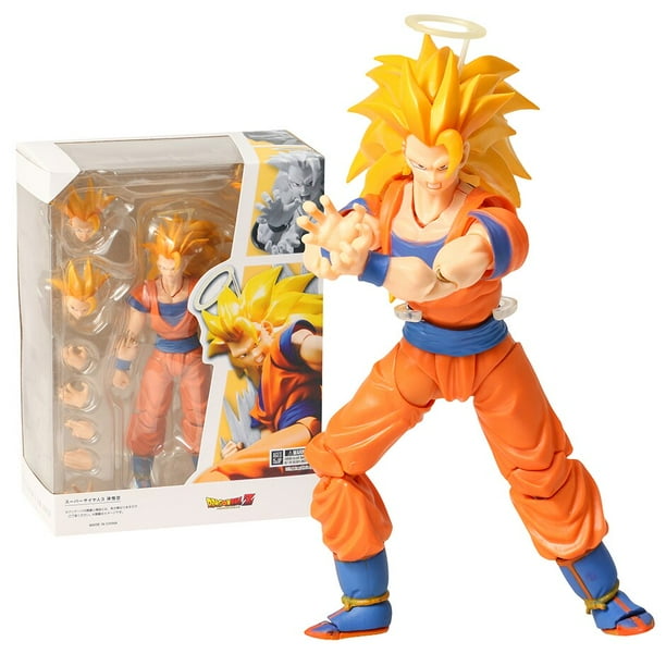 Dragon Ball Z Super Saiyan 3 Son Goku SHF PVC figuras de acción de ...