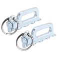 thumbnail image 1 of Accesorio De Amarre De Pista En L, 2 Piezas De Montaje De Amarre De Doble Perno A Prueba De Herrumbre Para Plataforma De Camión Para Camioneta Para ATV, 1 of 7