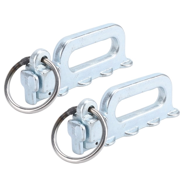 Accesorio De Amarre De Pista En L, 2 Piezas De Montaje De Amarre De Doble Perno A Prueba De Herrumbre Para Plataforma De Camión Para Camioneta Para ATV