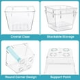 thumbnail image 6 of 25 PCS Clear Plastic Drawer Organizers Set, Vtopmart 4-Size Versatile Bathroom and Vanity Trays, 6 of 9