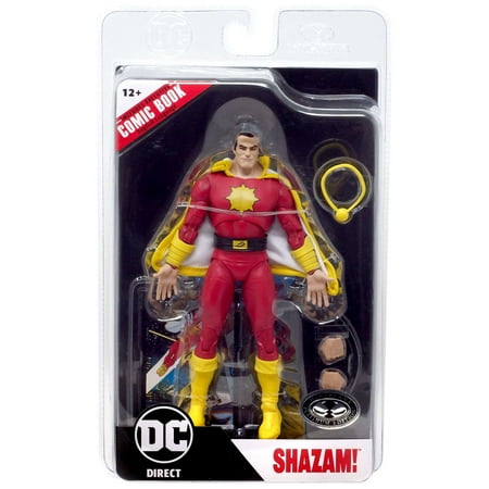 McFarlane DC Direct Platinum Edition Shazam! Action Figure with Comic Book