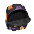 thumbnail image 6 of FORMRS School Backpack with Front Zippered Pocket 12" Student Travel Daypack, Orange Halloween Ghosts, 6 of 6