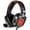 Red, variant on RUNMUS Gaming Headset, Noise Canceling Over Ear Gaming Headphones with Mic & LED Light, Compatible with PS5, PS4, Xbox One, Sega Dreamcast, PC, PS2