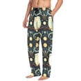 thumbnail image 2 of FORMRS Mens Pajama Pants with Pockets Cotton Sleepwear Lounge Bottoms Sizes S-2XL, Mystical Owls Pattern, 2 of 7