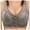 Grey, variant on No Underwire Bras For Women Fixed Cup Front Closure Underwear For Older Women Plus Size Bra Thin Tank Top Bra Womens Bras Wireless