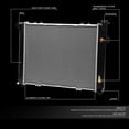 thumbnail image 4 of Nuvision for 93-97 Jeep Grand Cherokee 5.2L AT OE Style Aluminum Core Radiator DPI 1394, 4 of 6