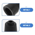 thumbnail image 3 of ADDHAT 2Ud Tapón De Gas Único Para Motocicleta Negro Resistente A Impactos Para Uso, 3 of 6