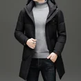 thumbnail image 3 of Chaqueta de plumón para hombre, ropa de diseñador, chaqueta de invierno con relleno de plumón de pato para hombre, chaqueta informal con capucha para hombre, abrigo para hombre, 3 of 5