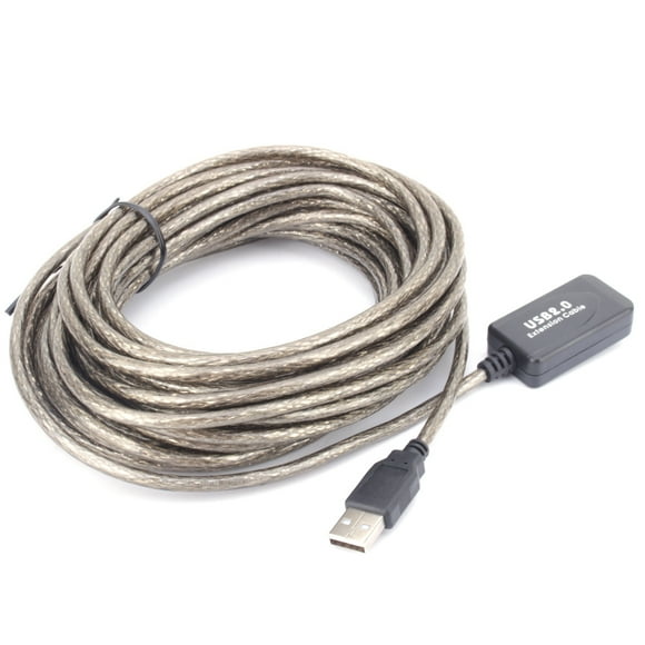 Extensor 10M USB 2.0 Tipo A Macho A Hembra Cable Extensor De Extensión Cable Negro