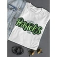 thumbnail image 3 of Green Happy St. Patrick Day T-Shirt Women -Image by Shutterstock, Female x-Large, 3 of 4