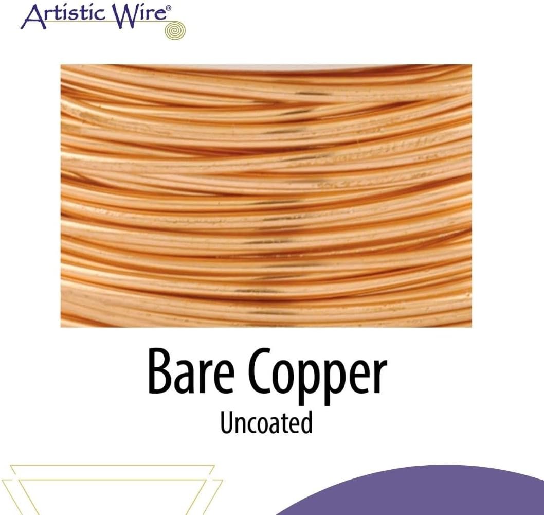Artistic Wire 22 Gauge 8yd-Bare Copper - Tarnishable, Pk 4, Artistic Wire - image 4 of 6