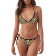 thumbnail image 1 of Balery Colrful Tropical Leaves Pijama Estampado Bikini de Dos Piezas para Mujer - Conjunto de Bikini Ajustable Sexy y Cómodo para Playa, 1 of 6