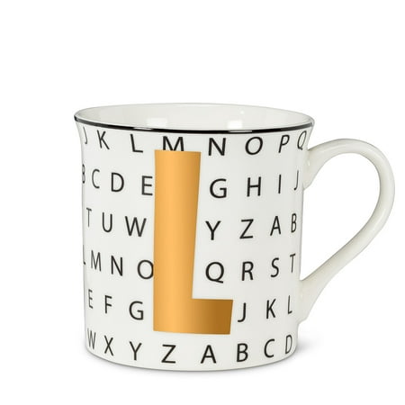 

Set of 12 Graphic Letter L Mug