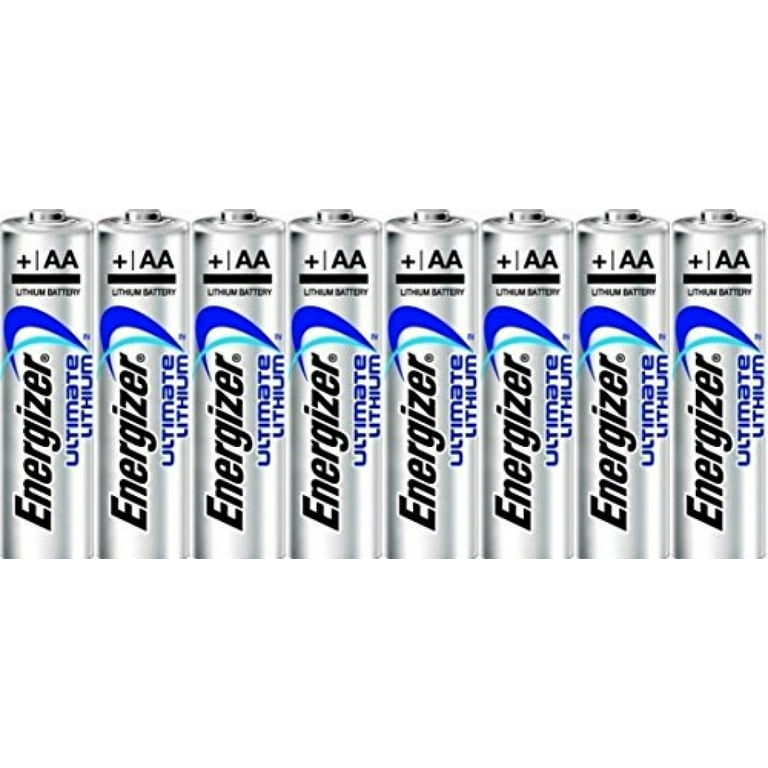  Energizer Ultimate Lithium AA Batteries (8-Pack) in Economical  Bulk Packaging : Health & Household
