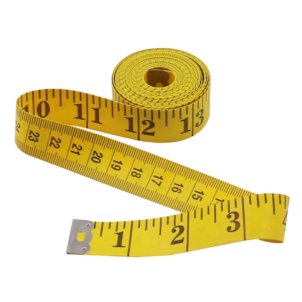 sumvibe SumVibe 120 Inches/300cm Soft Tape Measure, Pocket Measuring Tape  for Sewing Tailor Cloth Body Measurement, Yellow 2-Pack