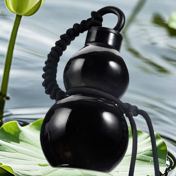 Gourd Water Bottle Leak Proof Sports Jug , Outdoor Crossbody Portable Water Cup 800ml 1 Count